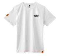Pánské tričko KTM velikost XXL RACING TEE WHITE