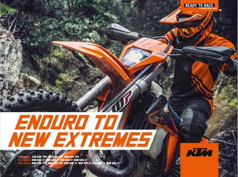 KTM EXC Range Folder 2020