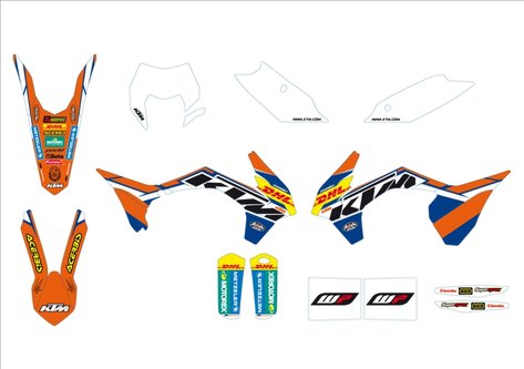 FACTORY ENDURO GRAFIK-KIT