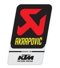 AUFKLEBER AKRAPOVIC OEM