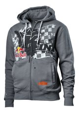 Overspray Zip Hoodie Grey S